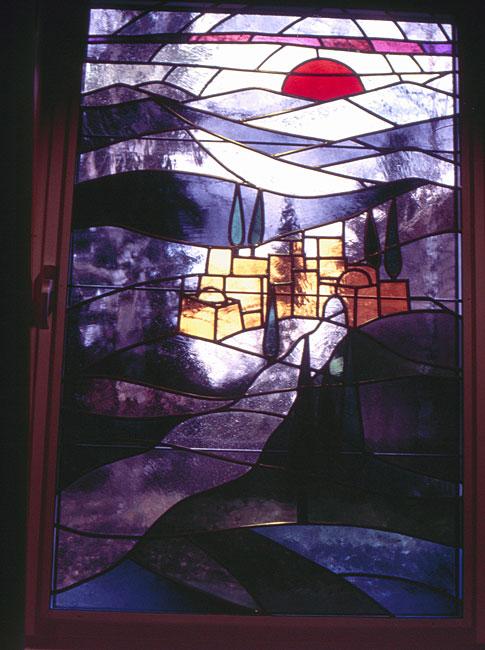 Emmaus-Kapelle: Glasfenster
