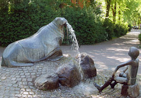 Walrossbrunnen